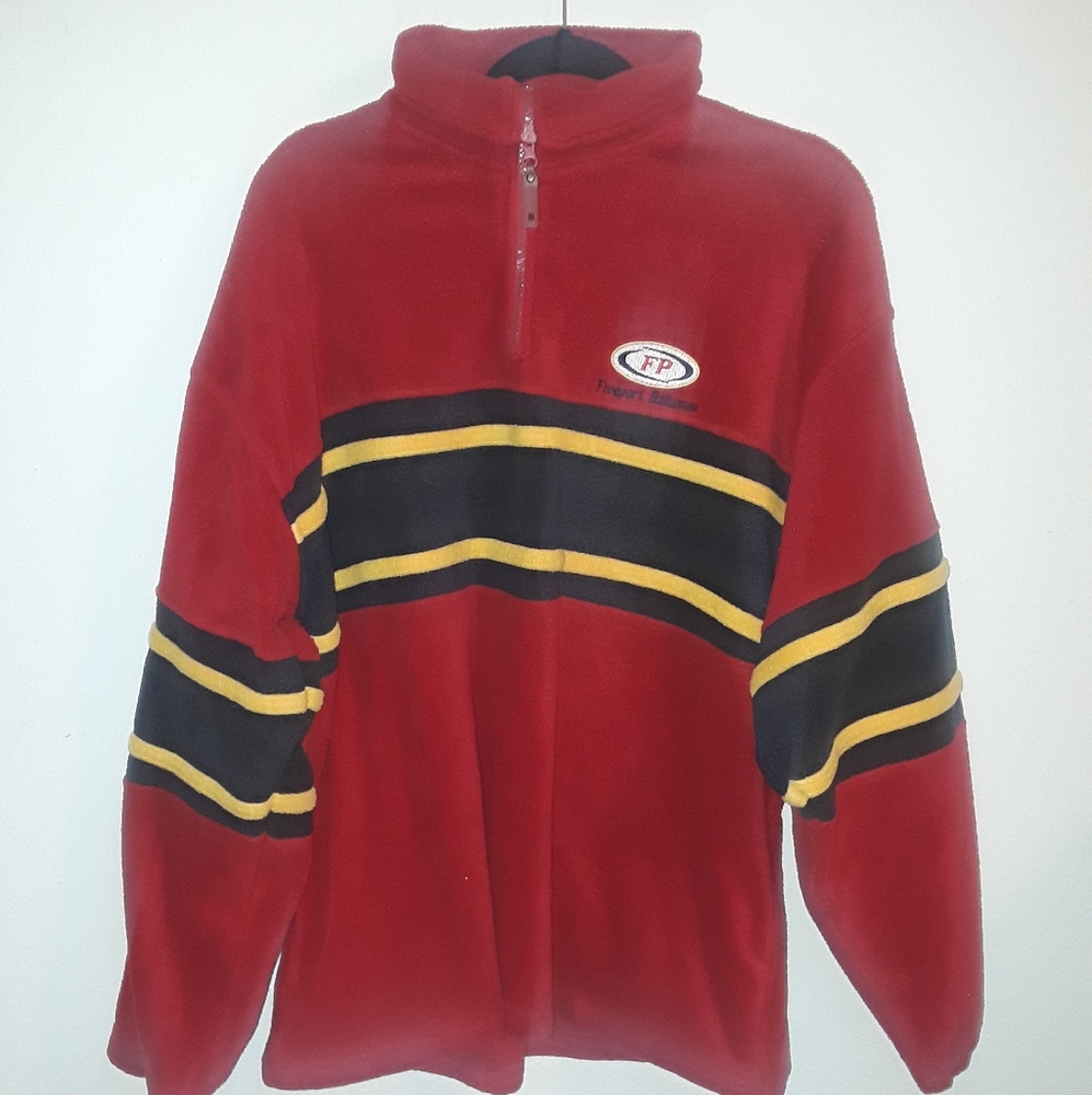 FLEECE BAHAMAS Fleece Basix Men's  QUARTER ZIP Bahamas
